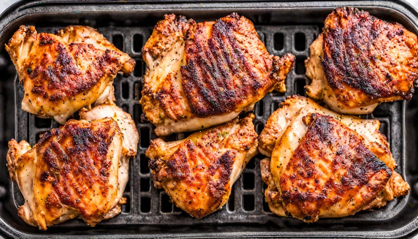 Discover the secrets to perfect Air Fryer Chicken Thighs with our guide. Enjoy crispy, flavorful, and healthy chicken in no time