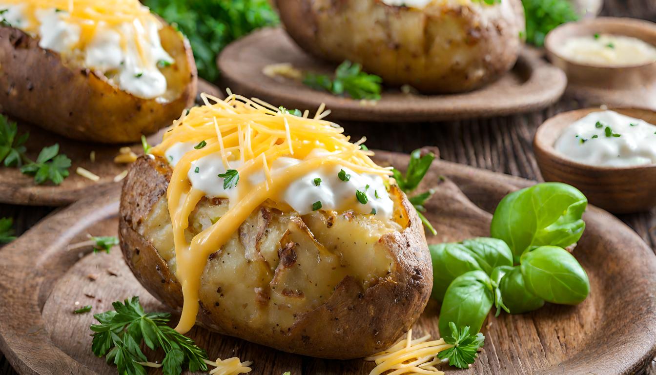 Discover the secrets to perfect Crispy Air Fryer Baked Potatoes with our easy guide. Enjoy healthy, flavorful potatoes every time