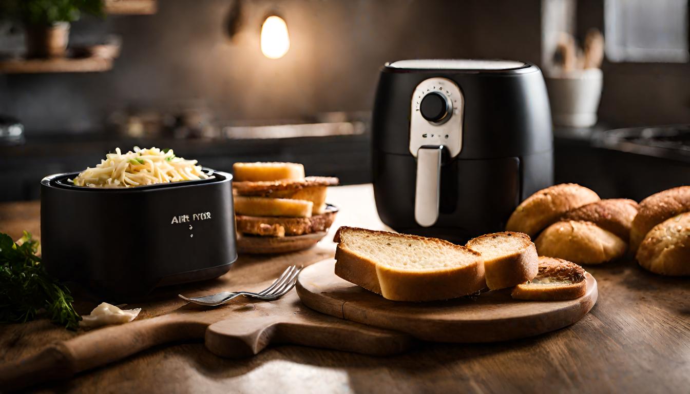 Discover how to make crispy, delicious garlic bread in your air fryer with our easy-to-follow guide. Perfect for quick, tasty sides!
